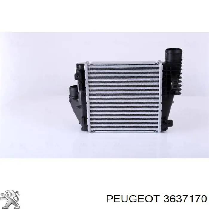 3637170 Peugeot/Citroen Radiador de intercooler