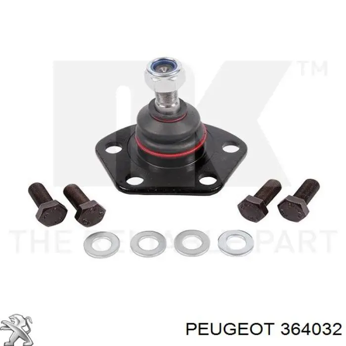 Compre 364032 Peugeot/Citroen Suporte de esfera inferior