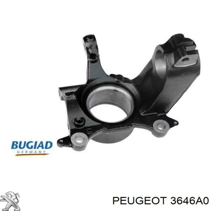 Pino moente (extremidade do eixo) dianteiro esquerdo Peugeot/Citroen 3646A0 preço, a partir de 135,62 USD