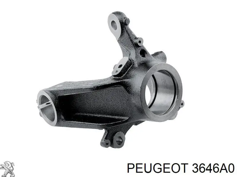 Pino moente (extremidade do eixo) dianteiro esquerdo Peugeot/Citroen 3646A0 preço, a partir de 98,86 USD