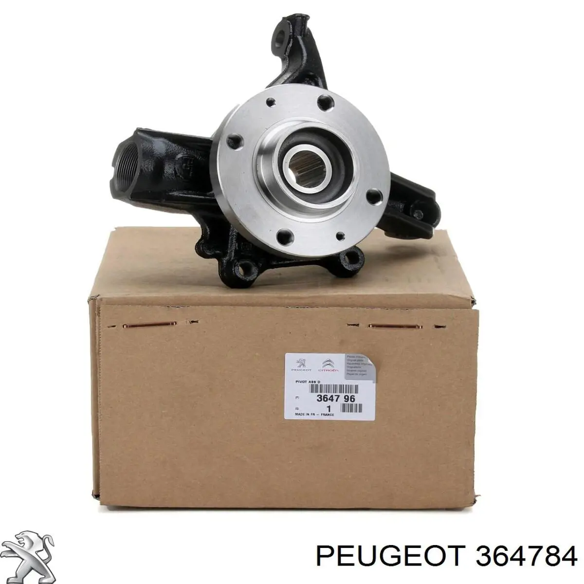 364784 Peugeot/Citroen Pino moente (extremidade do eixo) dianteiro direito