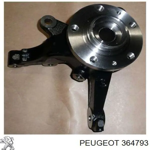 364793 Peugeot/Citroen Pino moente (extremidade do eixo) dianteiro direito