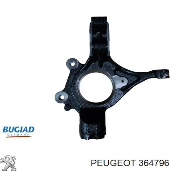 364796 Peugeot/Citroen Pino moente (extremidade do eixo) dianteiro direito