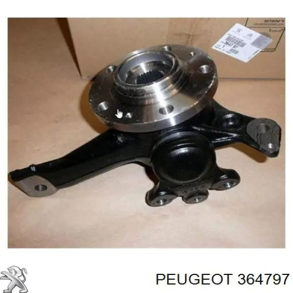 364797 Peugeot/Citroen Pino moente (extremidade do eixo) dianteiro direito