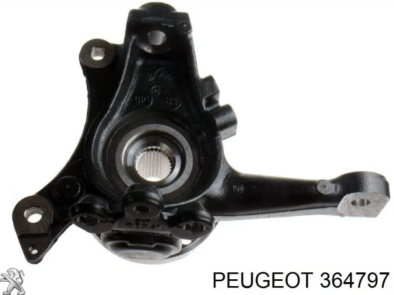 Pino moente (extremidade do eixo) dianteiro direito Peugeot/Citroen 364797 preço, a partir de 88,76 USD