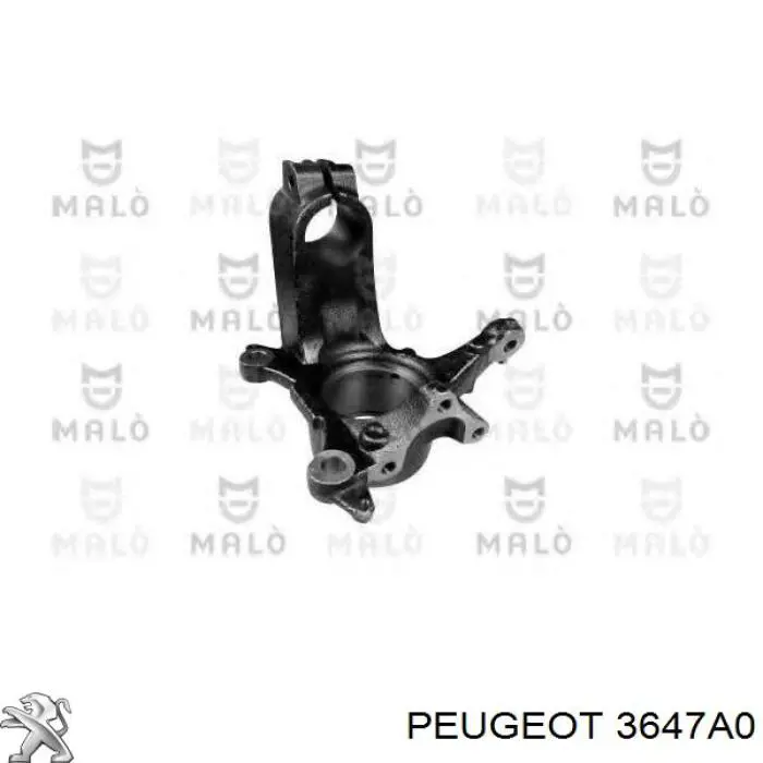 Pino moente (extremidade do eixo) dianteiro direito Peugeot/Citroen 3647A0 preço, a partir de 103,86 USD
