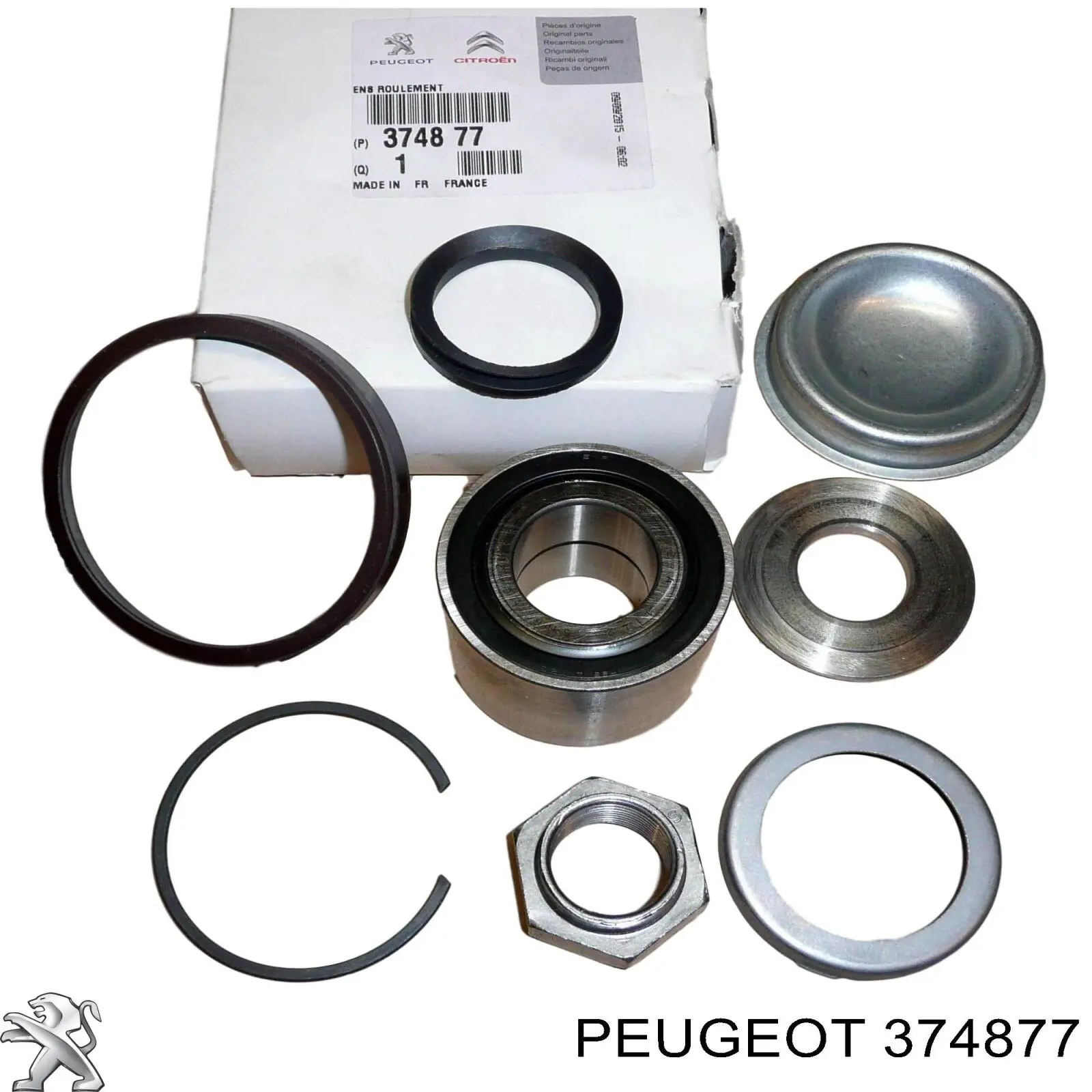 374877 Peugeot/Citroen Rolamento de cubo traseiro