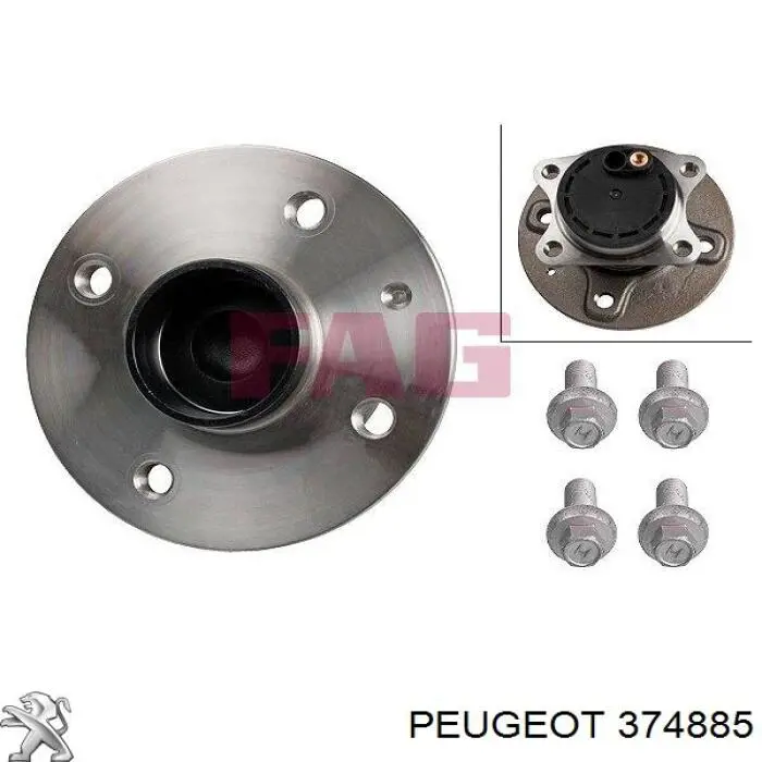 Cubo traseiro Peugeot/Citroen 374885 preço, a partir de 64,85 USD