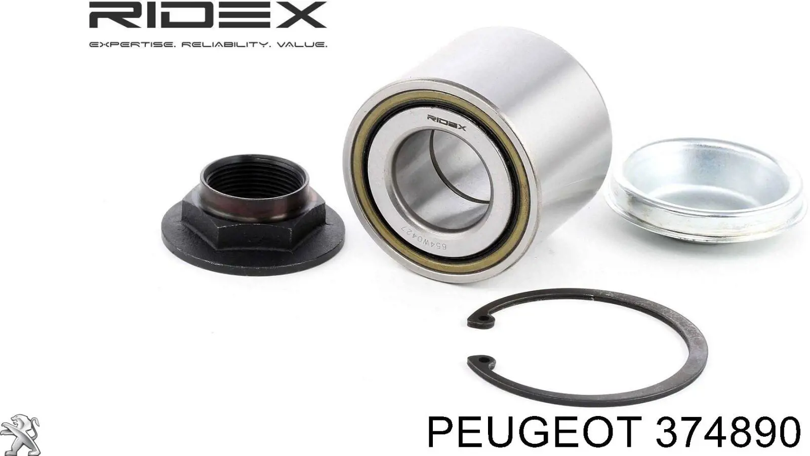 374890 Peugeot/Citroen Rolamento de cubo traseiro