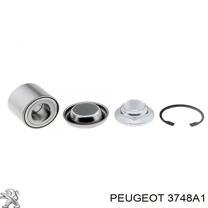 3748A1 Peugeot/Citroen Rolamento de cubo traseiro