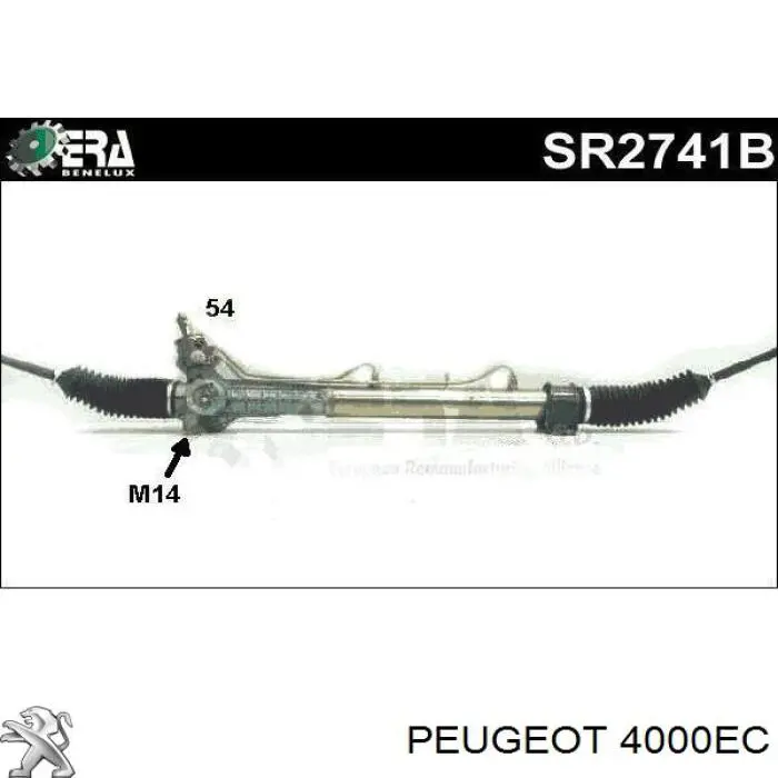 Cremalheira da direção Peugeot/Citroen 4000EC preço, a partir de 93,64 USD