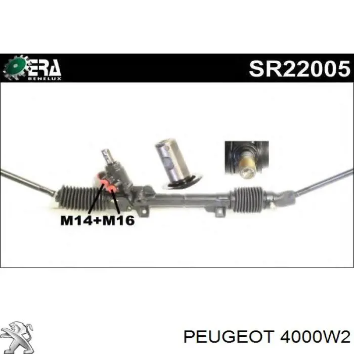 CI7202R ASR Cremalheira da direção