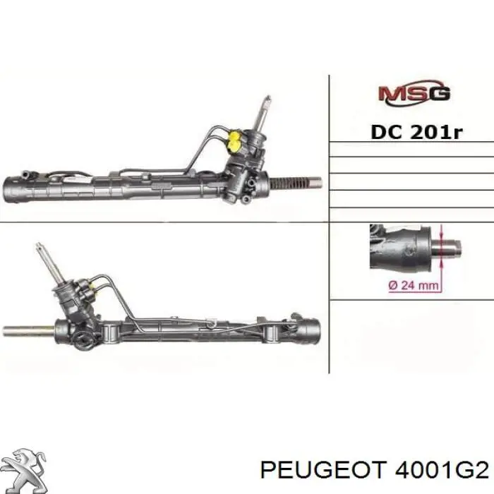 Compre 4000VA Peugeot/Citroen Cremalheira da direção