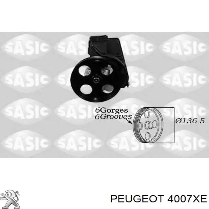 Bomba da Direção hidrâulica assistida Peugeot/Citroen 4007XE preço, a partir de 44,84 USD