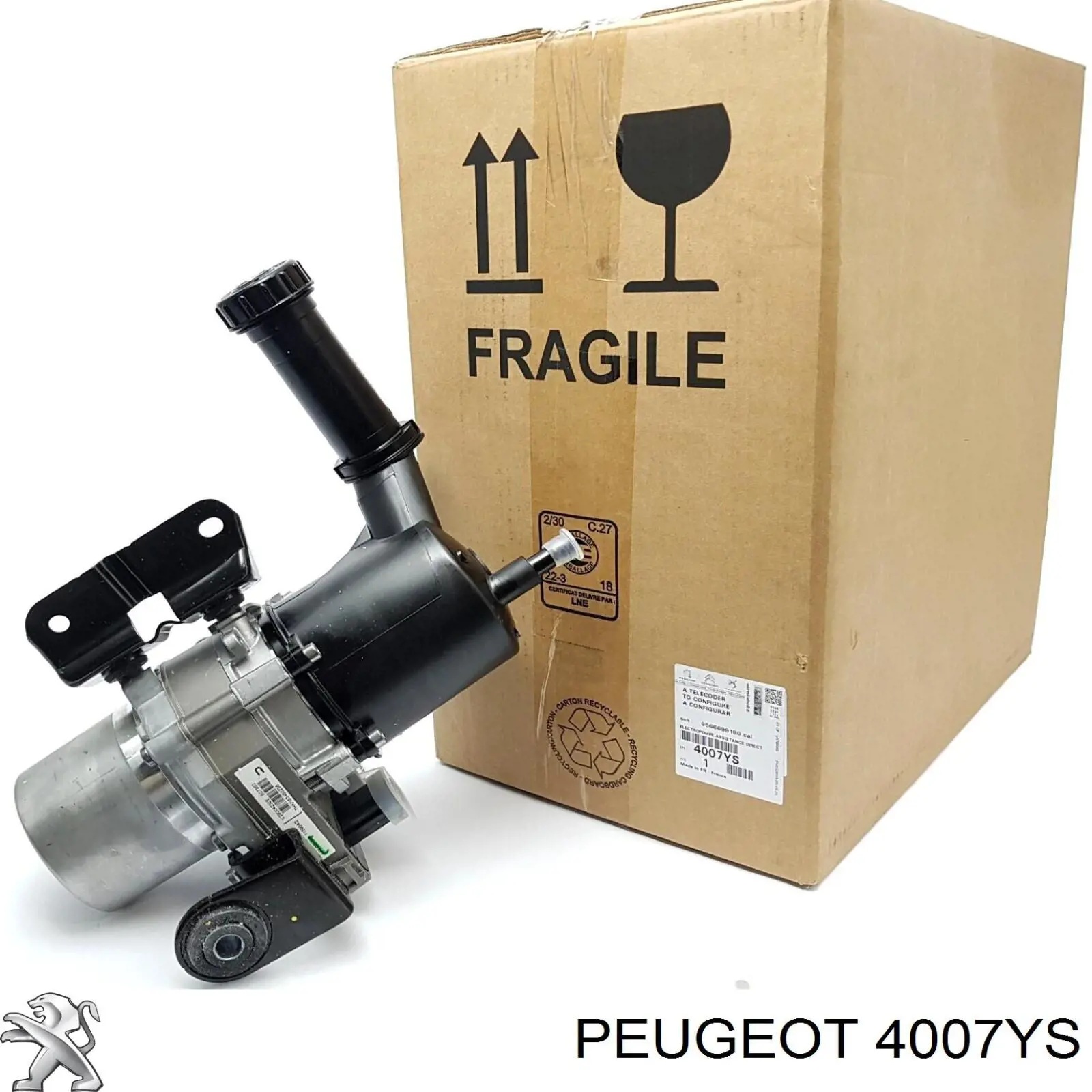4007YS Peugeot/Citroen Bomba da Direção hidrâulica assistida