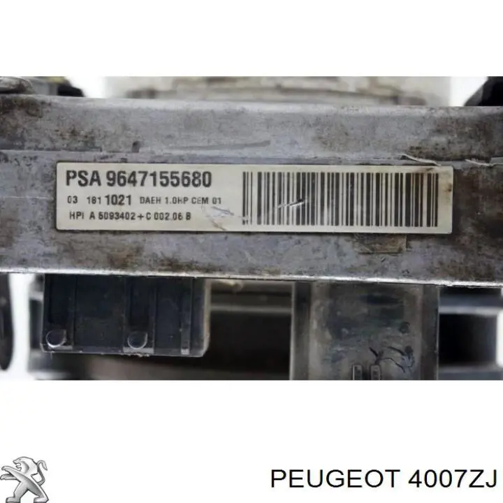 4007ZJ Peugeot/Citroen Bomba da Direção hidrâulica assistida