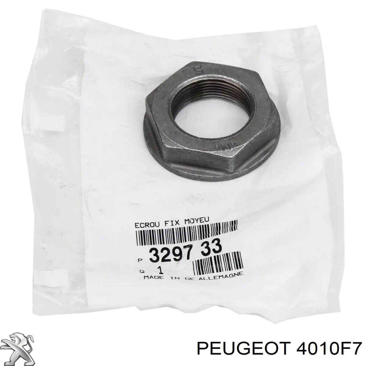 Parafuso (porca) de fixação Peugeot/Citroen 4010F7 preço, a partir de 3,06 USD