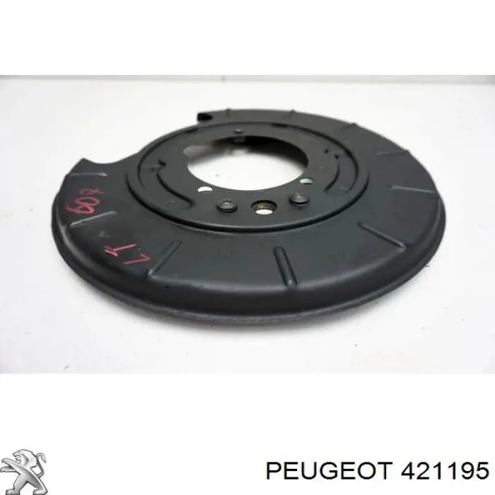 Disco de suporte de tambor do freio traseiro esquerdo Peugeot/Citroen 421195 preço, a partir de  USD