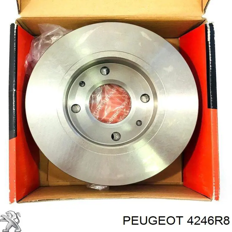 Compre 4246R8 Peugeot/Citroen Disco do freio dianteiro