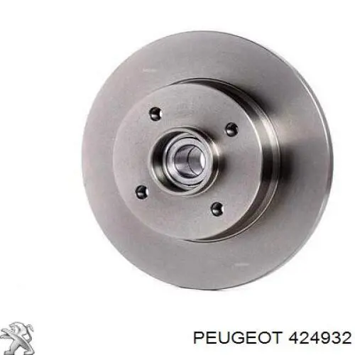 Disco do freio traseiro Peugeot/Citroen 424932 preço, a partir de 73,72 USD
