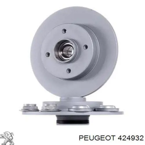 Compre 424932 Peugeot/Citroen Disco do freio traseiro