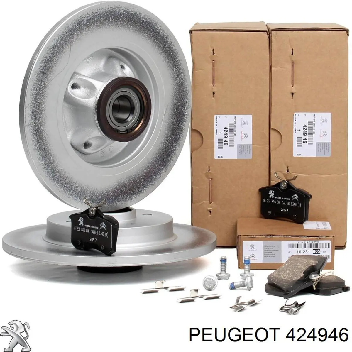 Compre 424946 Peugeot/Citroen Disco do freio traseiro
