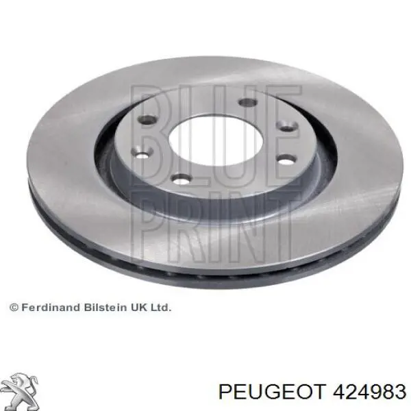 Compre 424983 Peugeot/Citroen Disco do freio dianteiro