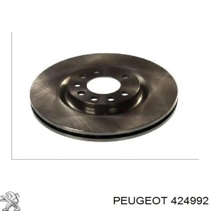 Compre 424992 Peugeot/Citroen Disco do freio dianteiro