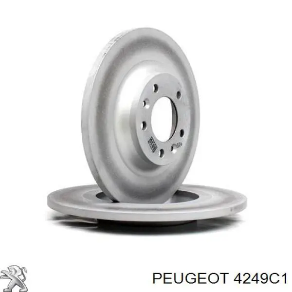 4249C1 Peugeot/Citroen Disco do freio traseiro
