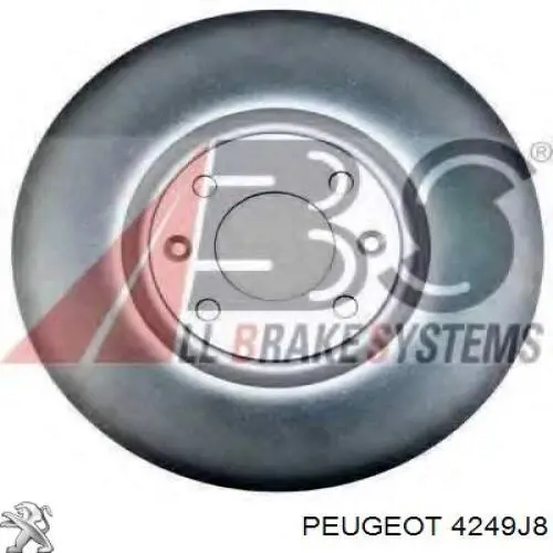 Compre 4249J8 Peugeot/Citroen Disco do freio dianteiro