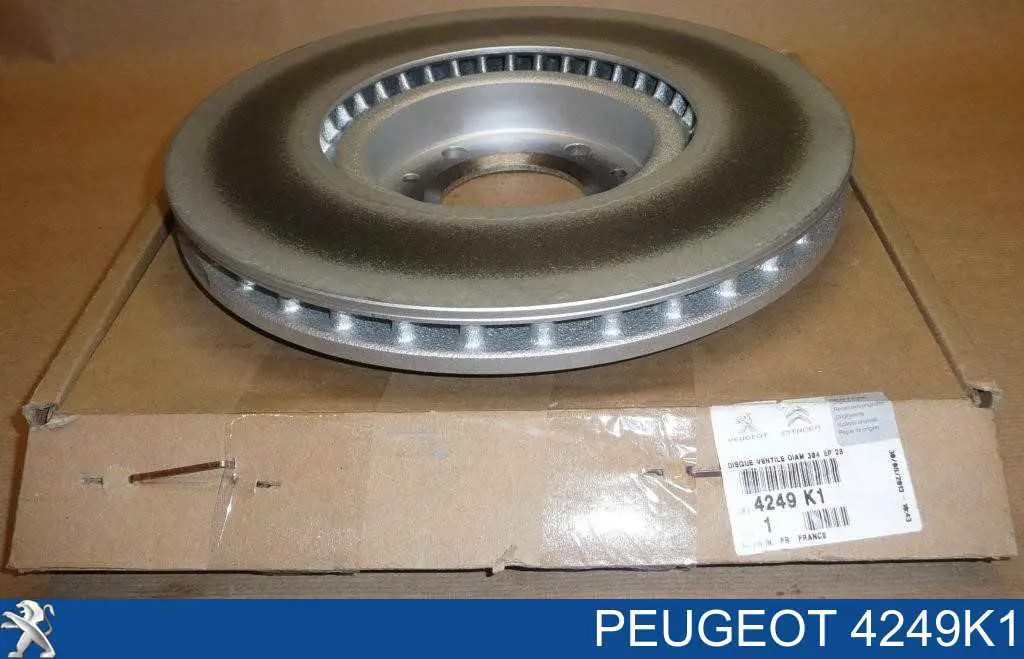 4249K1 Peugeot/Citroen Disco do freio dianteiro