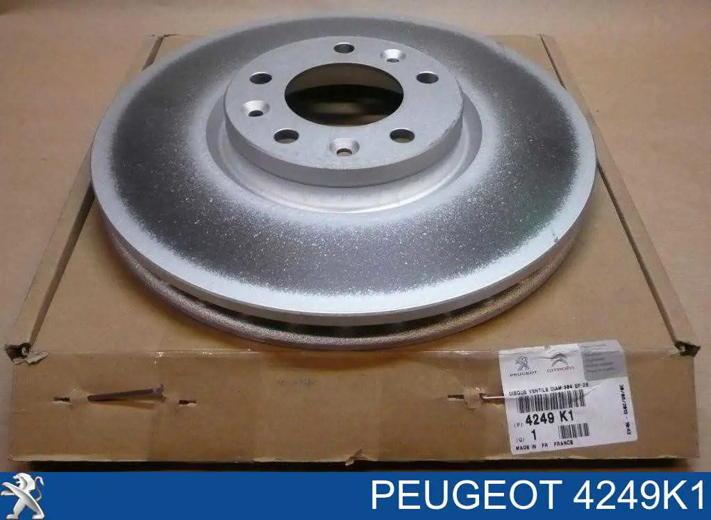 Disco do freio dianteiro Peugeot/Citroen 4249K1 preço, a partir de 52,67 USD