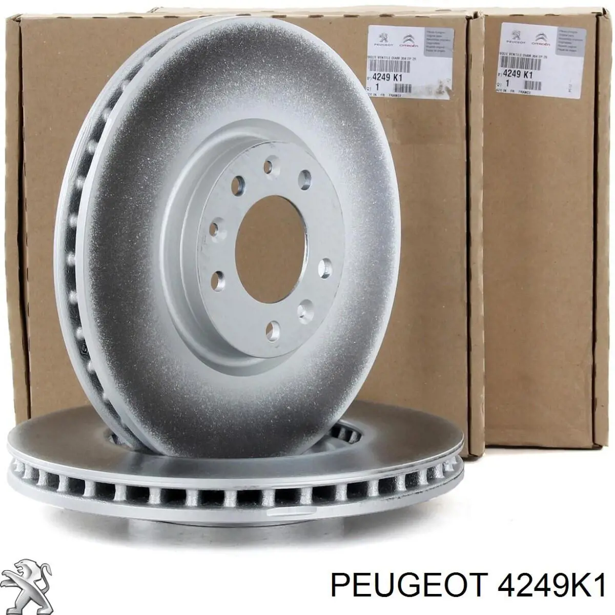 Compre 4249K1 Peugeot/Citroen Disco do freio dianteiro