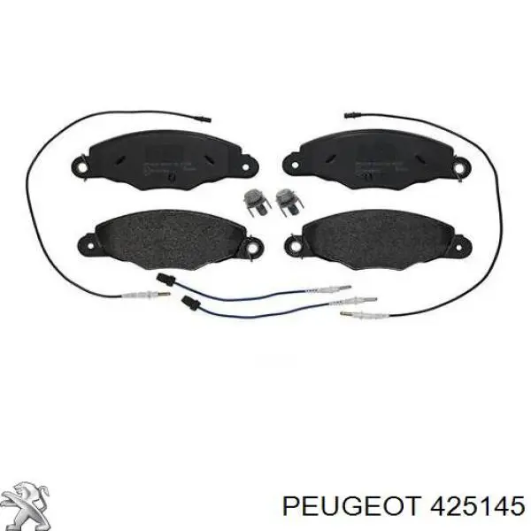 425145 Peugeot/Citroen Sapatas do freio dianteiras de disco