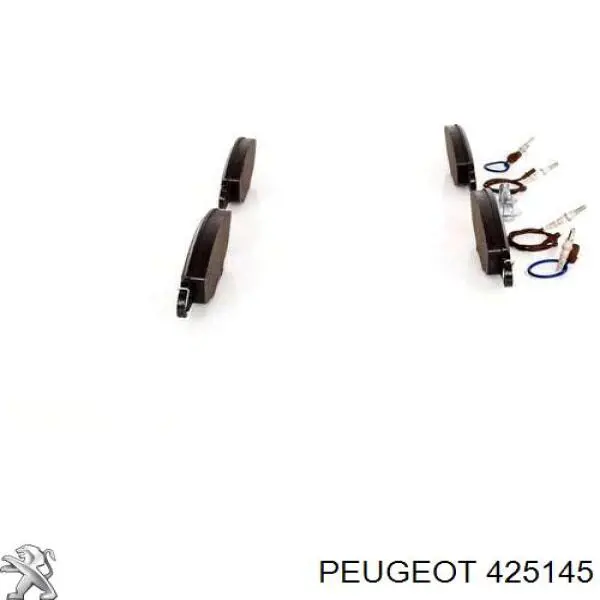 Sapatas do freio dianteiras de disco Peugeot/Citroen 425145 preço, a partir de 35,82 USD