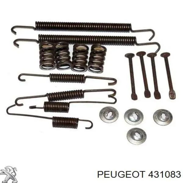 431083 Peugeot/Citroen Mecanismo de aproximação (de auto-aproximação) das sapatas de tambor (kit de reparação levadiça)