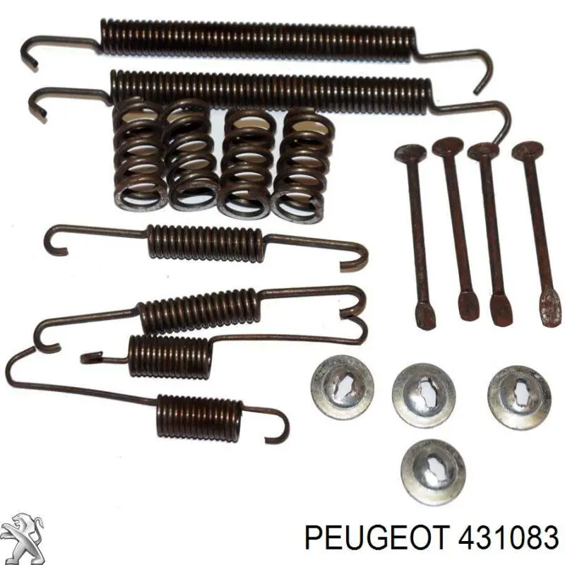 Mecanismo de aproximação (de auto-aproximação) das sapatas de tambor (kit de reparação levadiça) Peugeot/Citroen 431083 preço, a partir de 89,71 USD