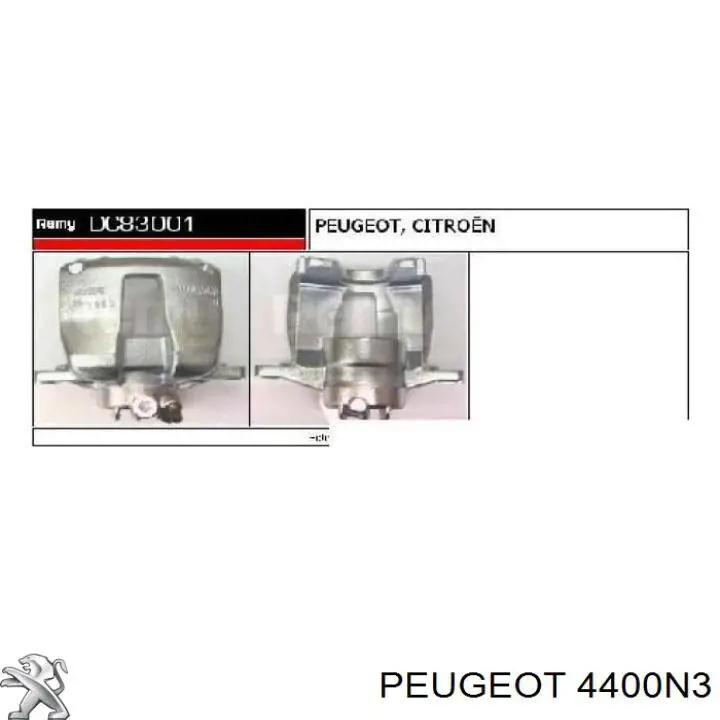 Suporte do freio dianteiro direito Peugeot/Citroen 4400N3 preço, a partir de 41,33 EUR
