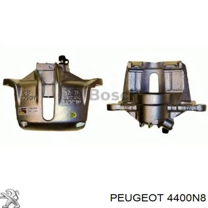 4400N8 Peugeot/Citroen Suporte do freio dianteiro esquerdo