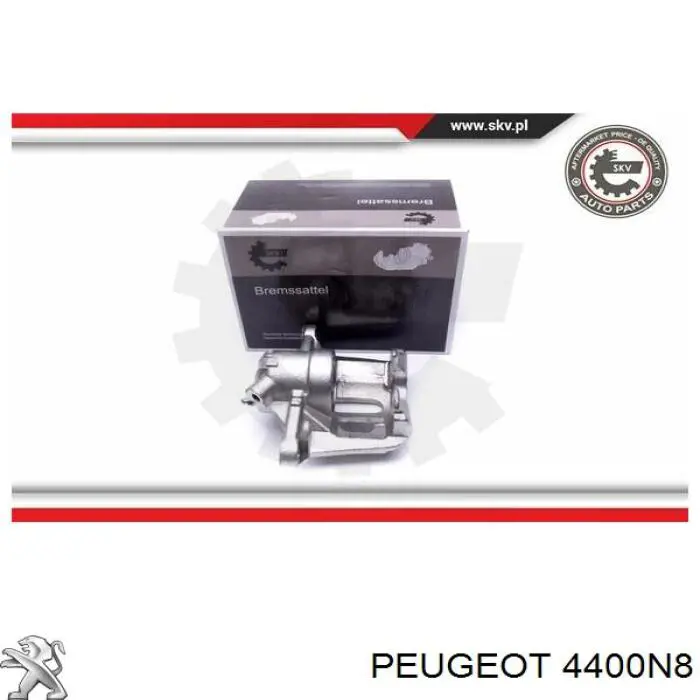 Suporte do freio dianteiro esquerdo Peugeot/Citroen 4400N8 preço, a partir de 58,81 USD