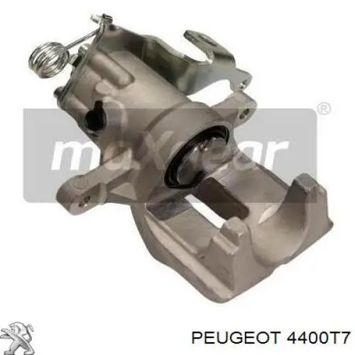 Compre 4400T7 Peugeot/Citroen Suporte do freio traseiro esquerdo