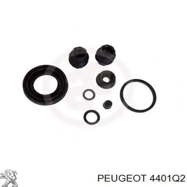 4401Q2 Peugeot/Citroen Suporte do freio traseiro esquerdo