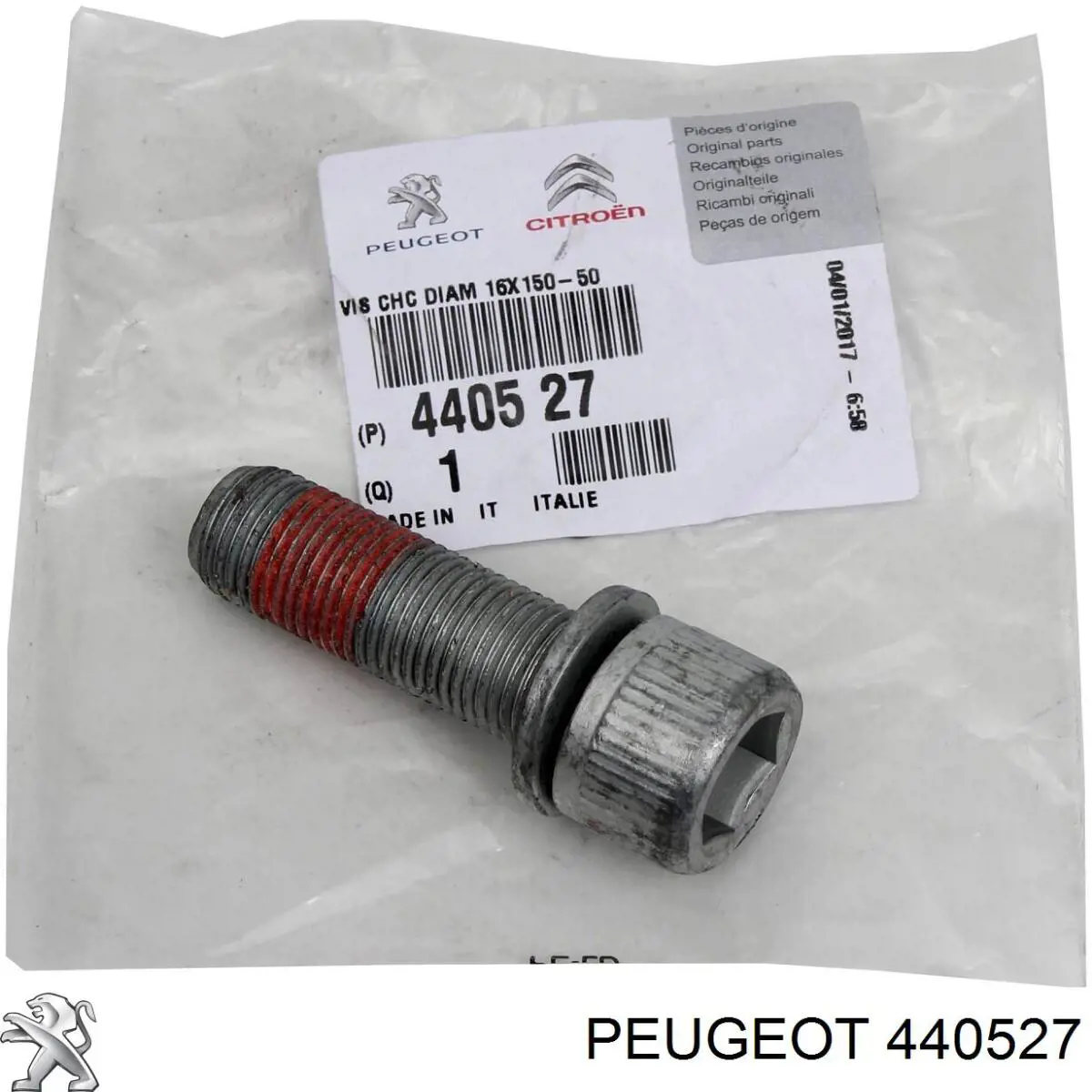 440527 Peugeot/Citroen Parafuso do freio de suporte