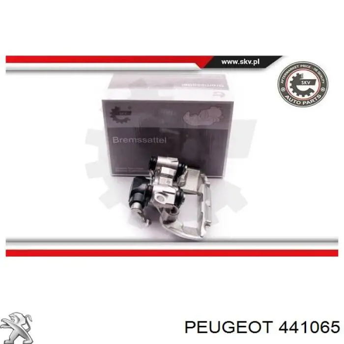 Compre 441065 Peugeot/Citroen Suporte do freio traseiro esquerdo