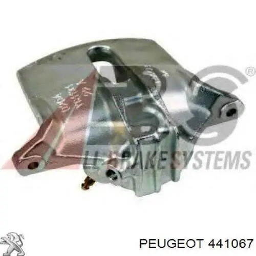 441067 Peugeot/Citroen Suporte do freio dianteiro esquerdo