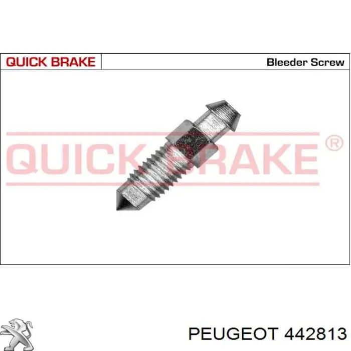 442813 Peugeot/Citroen Tubo de ligação de bombeio de suporte do freio dianteiro