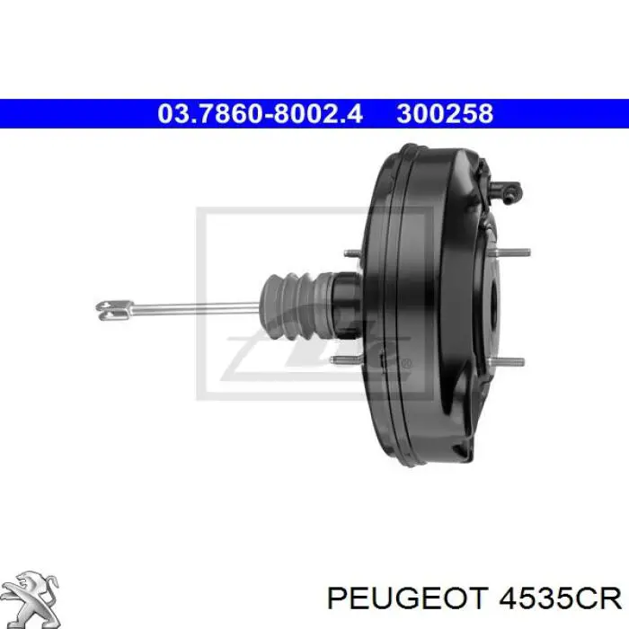 9658117480 Peugeot/Citroen Reforçador dos freios a vácuo