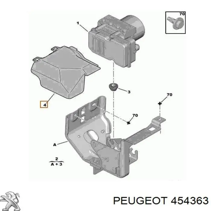  Peugeot/Citroen 454363 preço, a partir de 45,26 USD
