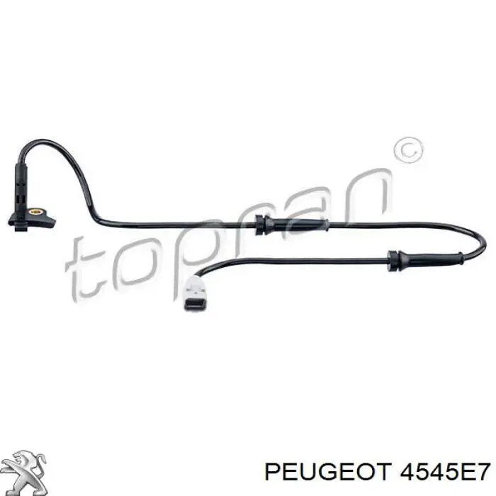 Compre 4545E7 Peugeot/Citroen Sensor dianteiro de ABS