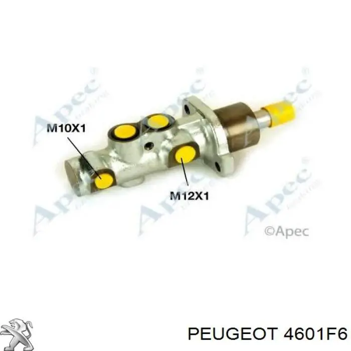 4601F6 Peugeot/Citroen Cilindro mestre do freio